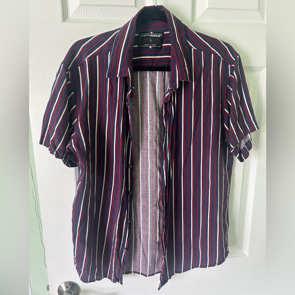 Men’s short sleeve button down